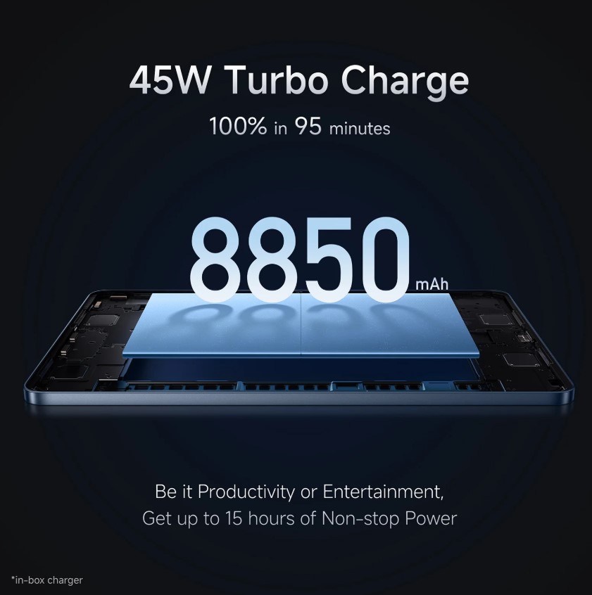 Xiaomi Pad 7 battery