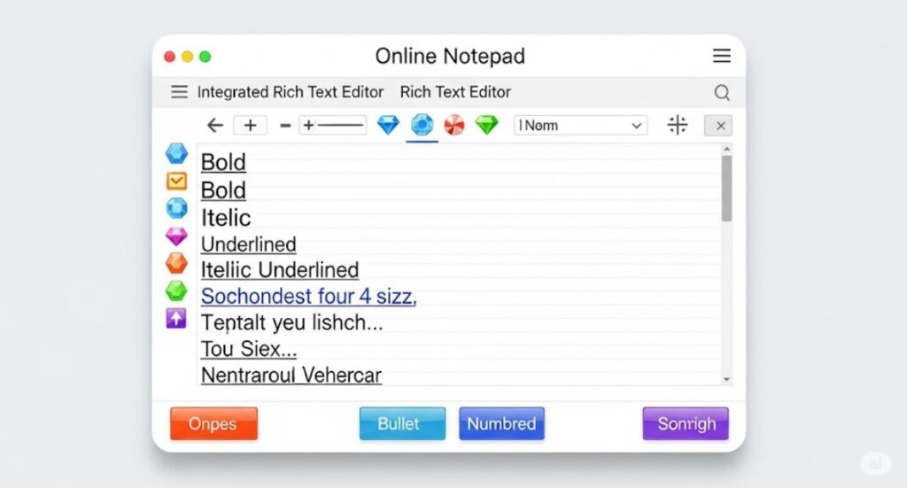 Free Web Tools 2 Free Online Notepad